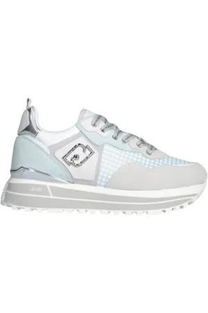 Liu Jo Sko, Dame, Flerfarvet, 35 EU, Suede, Suede Mesh Platform Sneakers