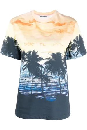 Paco rabanne Top, Dame, Flerfarvet, XS, Bomuld, Multifarvet Casual Dame T-shirt
