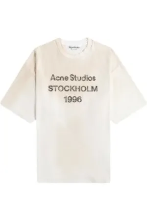 Acne Studios Top, Dame, , L, Bomuld, Afslappet Bomuld T-shirt