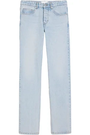 Ami Jeans, Herre, Blå, W34, Bomuld, Blå Straight Jeans Casual Stil