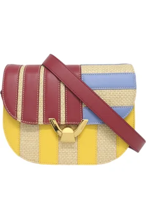 Coccinelle Taske, Dame, Flerfarvet, ONE SIZE, Uld, Eco-læder skuldertaske med justerbar rem