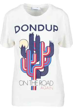 Dondup Top, Dame, Hvid, M, Bomuld, Tshirt