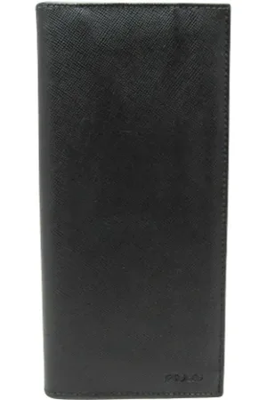 Prada Pre-owned, unisex, Sort, ONE SIZE, Tyl, Pre-owned Laeder punge