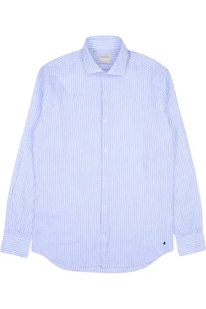 BROOKSFIELD Skjorte, Herre, Blå, 2XL, Uld, Stilfulde Skjorter