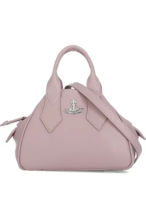 Vivienne Westwood Taske, Dame, Lyserød, ONE SIZE, Uld, Rosa Kvinders Skuldertaske med Orb Logo