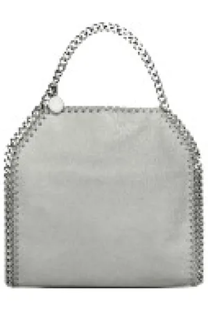Stella McCartney Taske, Dame, Grå, ONE SIZE, Uld, Stilfuld Tote Taske til Daglig Brug