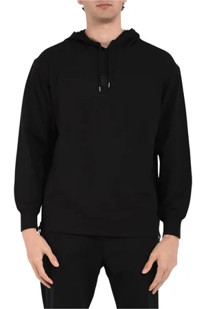 C.P. Company Sweathshirts & Hoodies, Herre, Sort, M, Bomuld, Justerbar hættetrøje med udvidelige lynlåse