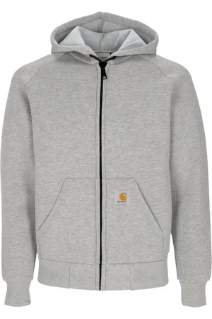 Carhartt Sweathshirts & Hoodies, Herre, Grå, XL, Bomuld, Hættetrøje Grå Heather/Grå