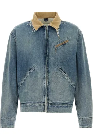 Maison Margiela Jakke, Herre, Blå, XL, Denim, Denim Jakke Blazere og Veste
