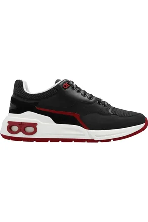 Salvatore Ferragamo Sko, Herre, Sort, 39 EU, Læder, ‘Cosma’ sneakers