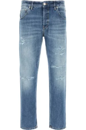 PT Torino Jeans, Herre, Blå, W33, Denim, Denim Jeans til Mænd og Kvinder