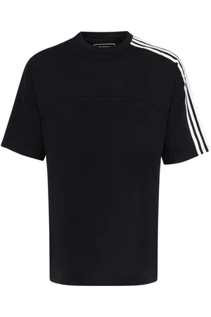 Y-3 Top, Herre, Sort, M, Uld, Sort kortærmet T-shirt