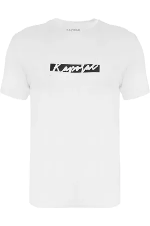 Kaporal 5 Top, Herre, Hvid, M, Bomuld, Kortærmet Urban T-shirt