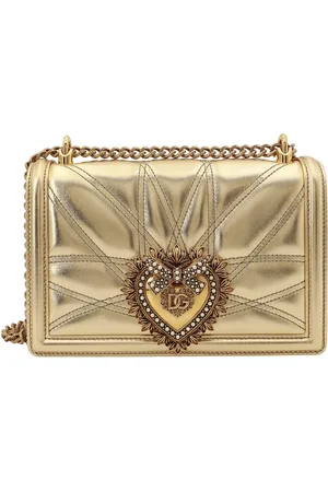 Dolce & Gabbana Taske, Dame, Gul, ONE SIZE, Uld, Gyldne tasker med snaplukning