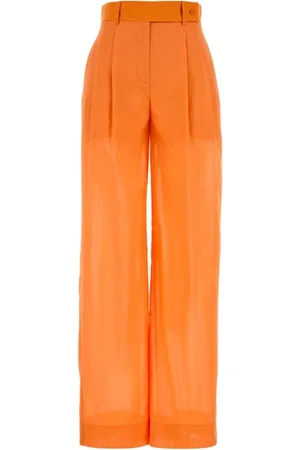 Alberta Ferretti Bukser, Dame, , XS, Bomuld, Bomuld Palazzo Bukser
