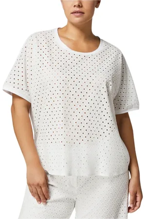 Persona by Marina Rinaldi Top, Dame, Hvid, S, Bomuld, Bomuld Diomede T-shirt