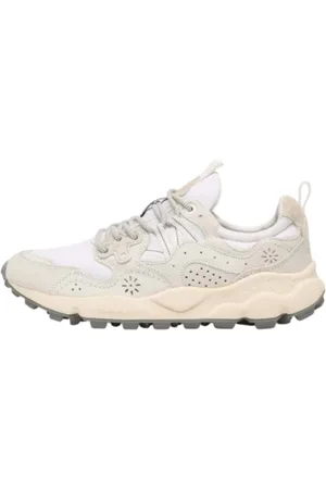 Flower Mountain Sko, Herre, Hvid, 45 EU, Multifarvede Ruskind Sneakers