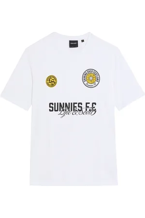 Lyle & Scott Top, Herre, Hvid, XS, SS T-shirts Sunnies FC Grafisk T-shirt