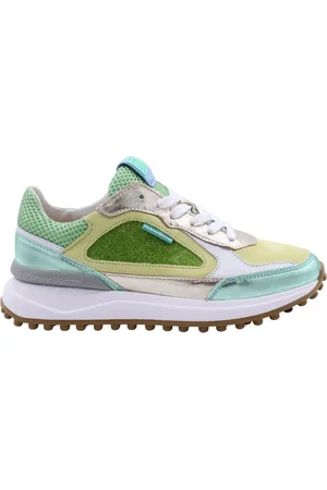 Floris van Bommel Sko, Dame, Flerfarvet, 38 EU, Gul Sneaker