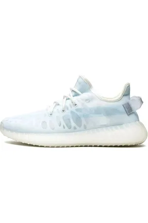 Yeezy Sko, unisex, Blå, 44 EU, Gennemsigtig Mesh Livsstil Sko