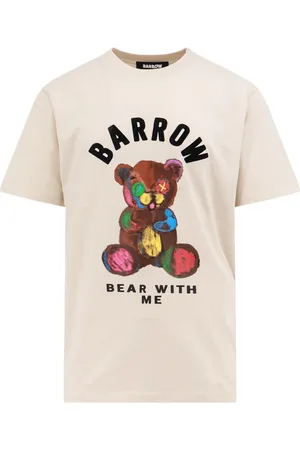 BARROW Top, Herre, Flerfarvet, XL, Bomuld, Ikonisk Bomuld T-Shirt med Flocket Logo