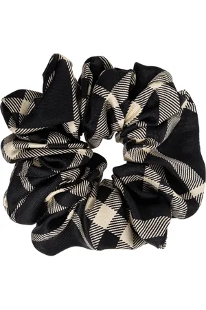 Burberry Tilbehør, Dame, Sort, ONE SIZE, Silke hår scrunchie