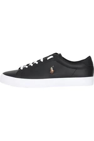 Ralph Lauren Sko, Herre, Sort, 43 EU, Sorte lavprofil casual herresko