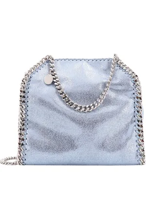 Stella McCartney Taske, Dame, Blå, ONE SIZE, Læder, Blå Kædetaske Vegansk Læder