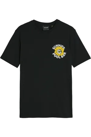 Lyle & Scott Top, Herre, Sort, L, SS T-shirts Sunnies Pool Bar Grafisk T-shirt