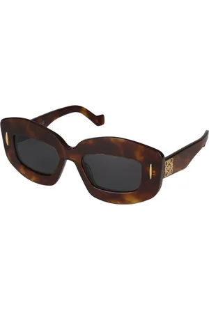 Loewe Tilbehør, unisex, Brun, 49 MM, Uld, Stilfulde solbriller Lw40114I