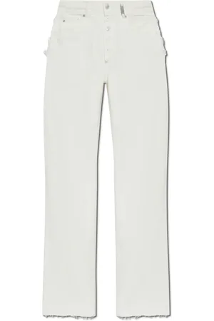 Alexander McQueen Jeans, Herre, Hvid, L, Bomuld, Jeans med vintage effekt