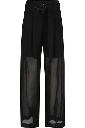Brunello Cucinelli Bukser, Dame, Sort, 3XS, Bomuld, Sorte skræddersyede bukser Elegant stil
