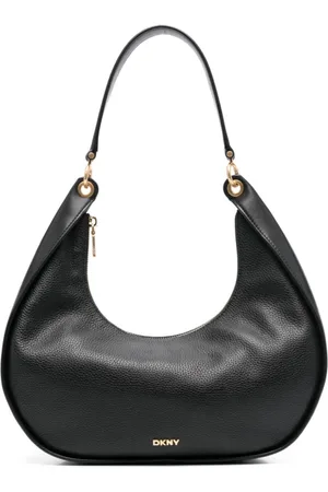 DKNY Taske, Dame, Sort, ONE SIZE, Uld, Sort Læder Casual Skuldertaske