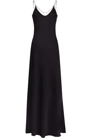 Paco rabanne Kjole, Dame, Sort, M, Polyester, Maxi Dresses