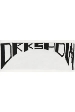 Rick Owens Tilbehør, Herre, Hvid, ONE SIZE, Bomuld, Bomuldsbånd med kontrastfarvet logo