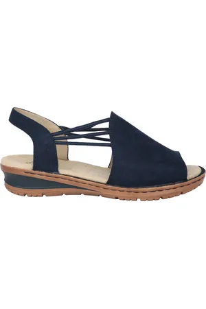 ARA Sko, Dame, Blå, 41 EU, Blå Damesandal - Hawaii Stil