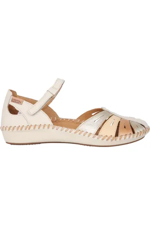 Pikolinos Sko, Dame, , 40 EU, Læder, Off White Kvinders Sandalkollektion