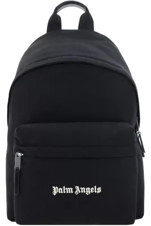 Palm Angels Taske, Herre, Sort, ONE SIZE, Uld, Sort Klassisk Rygsæk Stilfuldt Herrevalg