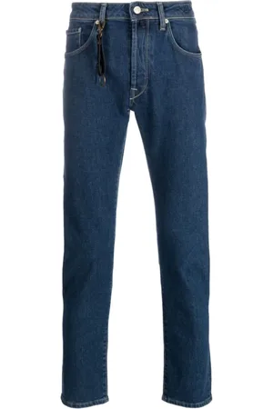 Incotex Jeans, Herre, Blå, W40, Denim, Slim-Fit Denim Jeans