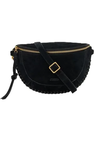 Isabel Marant Taske, Dame, Blå, ONE SIZE, Uld, Stilfuld Fannypack med Metalringe