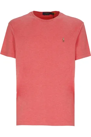 Ralph Lauren Top, Herre, Lyserød, XL, Bomuld, T-shirts og Polos i