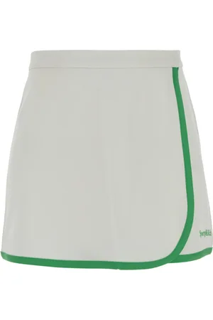 Sporty & Rich Nederdel, Dame, Hvid, M, Uld, Stilfulde Nederdele til et Trendy Look