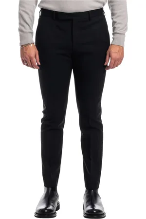PT01 Bukser, Herre, Sort, L, Uld, Slim Fit Pantalone