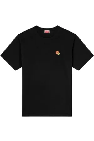 Kenzo Top, Dame, Sort, L, Bomuld, Afslappet Bomuld T-shirt