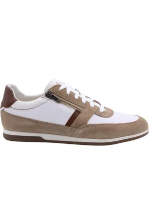 Geox Sko, Herre, Hvid, 43 EU, Uld, Stilfuld Rotzo Sneaker