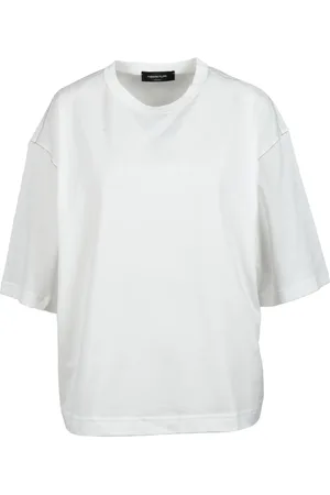 Fabiana Filippi Top, Dame, Hvid, S, Bomuld, Tshirt