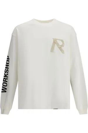 Represent Sweathshirts & Hoodies, Herre, Hvid, S, Langærmet trøje med Scotch-logo