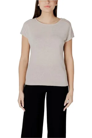 Street one Top, Dame, , L, Uld, Blonde Skulder T-Shirt