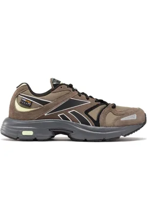 Reebok Sko, Herre, Flerfarvet, 42 EU, Uld, Stilfulde Grønne Sorte Sneakers