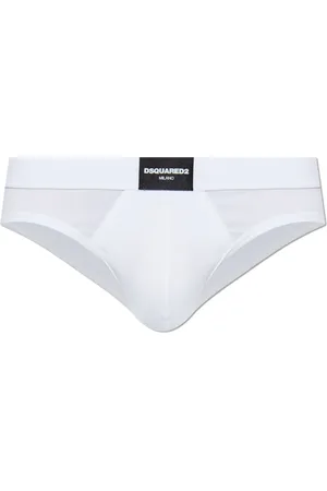 Dsquared2 Undertøj, Herre, Hvid, XL, Bomuld, Briefs med logo